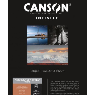 Canson Infinity Arches BFK Rives White gr310 A4x25