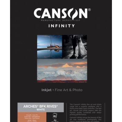 Canson Infinity Arches BFK Rives White gr310 A3x25