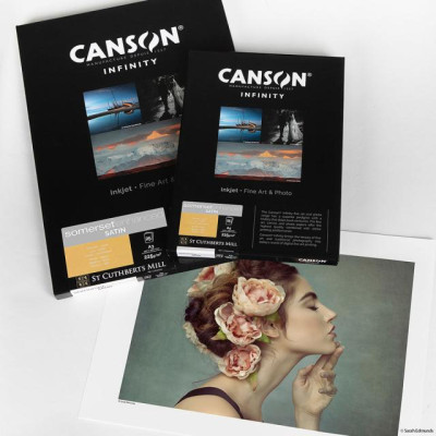Canson Infinity Somerset Enhanced Satin White  gr225   25x A2