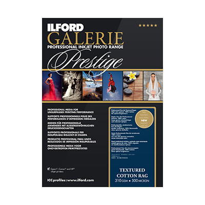 Ilford Galerie Prestige Textured Cotton Rag 310gr A3x25
