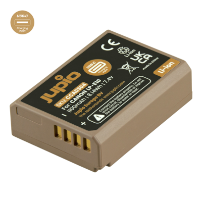 Jupio Batteria *ULTRA C* Canon LP-E10 (USB-C input) 1100mAh