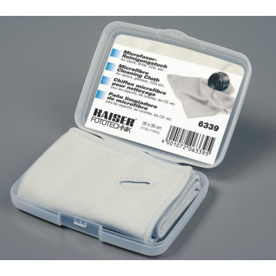 Kaiser Panno di pulizia Premium microfibra 30x30cm grigio