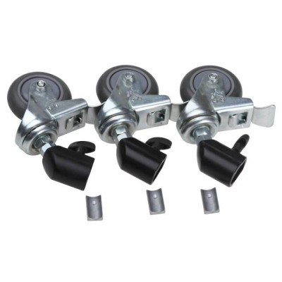 Meking 3 ruote frenate per stativo (22/25mm)