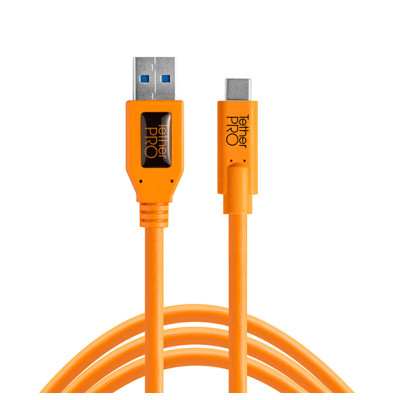 Tether Tools TetherPro cavo da USB 3.0 a USB-C 4.6m arancio