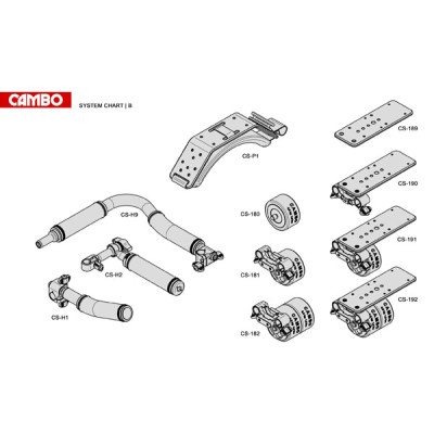 Cambo Kit di contrappesi da 1 Kg