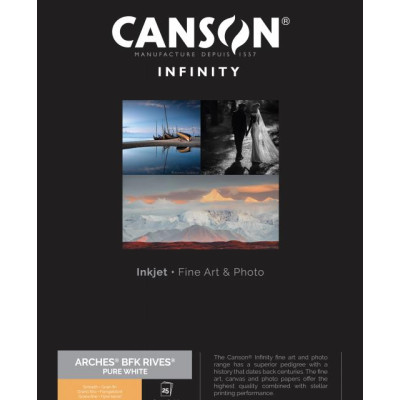 Canson Infinity Arches BFK Rives Pure White gr310 A3+x25