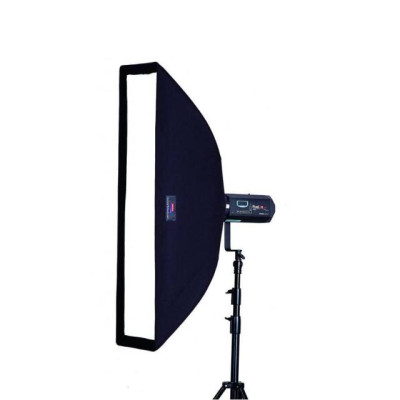 Aurora Softbox Strip arretrato 30x120 cm argento