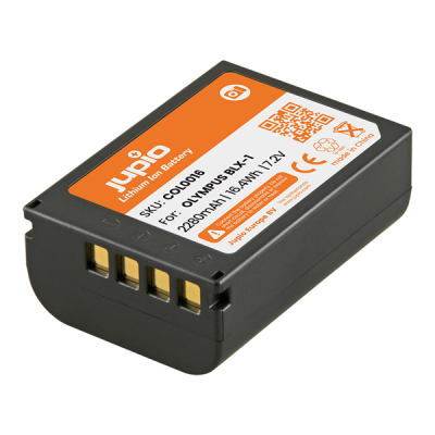 Jupio Batteria fotocamera BLX-1 / BLX1 2280mAh per Olympus