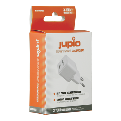 Jupio Caricatore da parete USB-C Power Delivery 20W (UE)