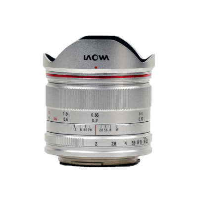 Laowa Venus Optics obiettivo 7.5mm f/2  MFT argento leggero