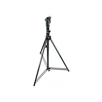 Manfrotto Stativo cine con gamba di livellamento nero