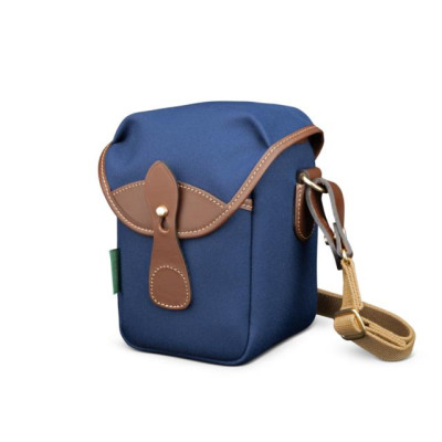 Billingham Borsa 72 FibreNyte Navy/Bordi Cuoio cioccolato