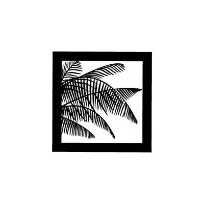 Chimera Pattern serie I - foglie di palma 56x56cm