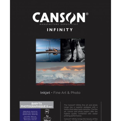 Canson Infinity Baryta Photographique II Matt gr310 A4x10