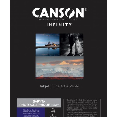 Canson Infinity Baryta Photographique II Matt gr310 A3x25