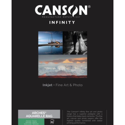 Canson Infinity Arches Aquarelle Rag gr310 A3+x25