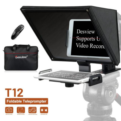Desview T12 Teleprompter 12" con valigia