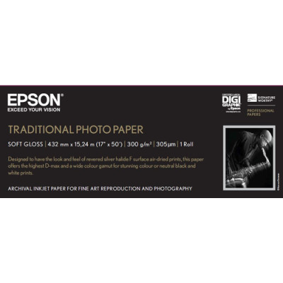 Epson Traditional Photo Paper cm60. 96x15m rotolo gr300