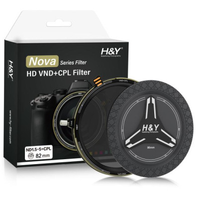 H&Y Filtri NOVA HD VND+CPL filtro magnetico variabile 82mm