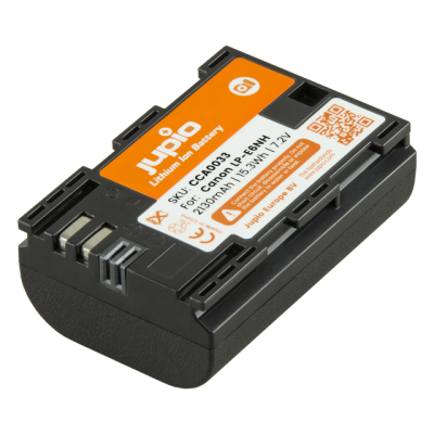 Jupio Batteria fotocamera Canon LP-E6NH capacita 2130mAh