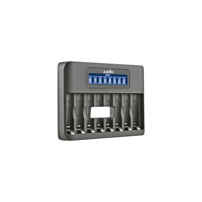 Jupio Octo caricabatteria LCD - USB 8-slots