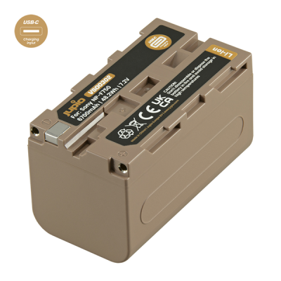 Jupio Batteria *ULTRA C* Sony NP-F750 (USB-C input) 6700mAh