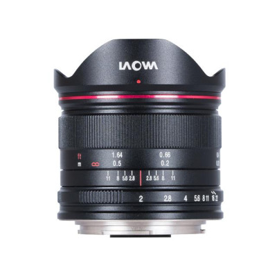 Laowa Venus Optics obiettivo 7.5mm f/2  MFT nero leggero