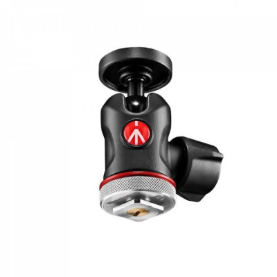 Manfrotto Micro testa a sfera 492 con attacco cold shoe
