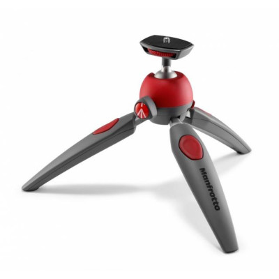 Manfrotto Treppiedi da tavolo rosso a due sezioni