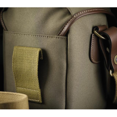 Billingham Borsa 72  FibreNyte Verde Salvia/Bordi Cuoio nero
