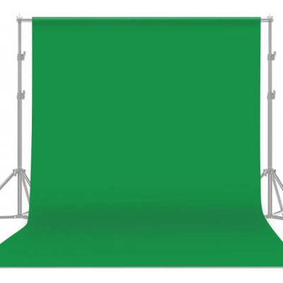 Trux Design Fondale di stoffa 3x3m Green screen con borsa